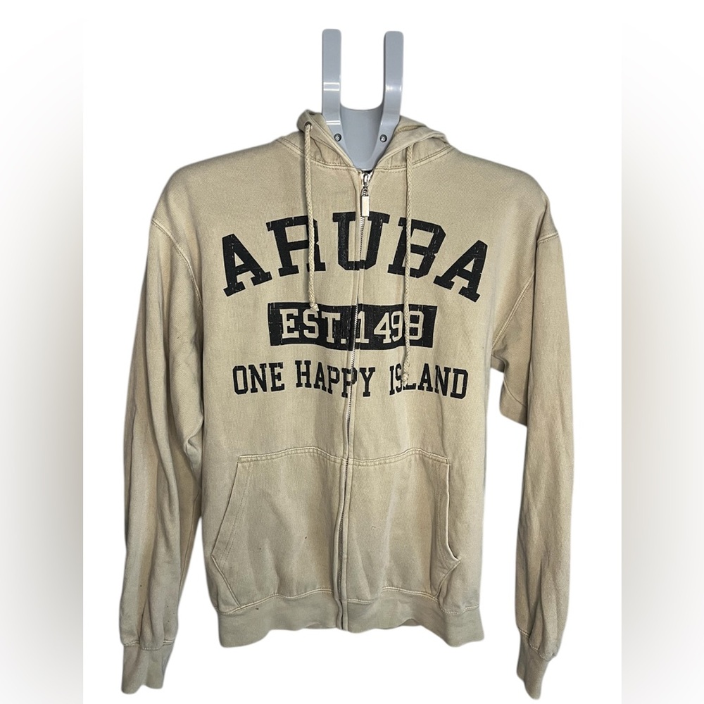 Vintage Gear Zip-Up Hooded Sweatshirt